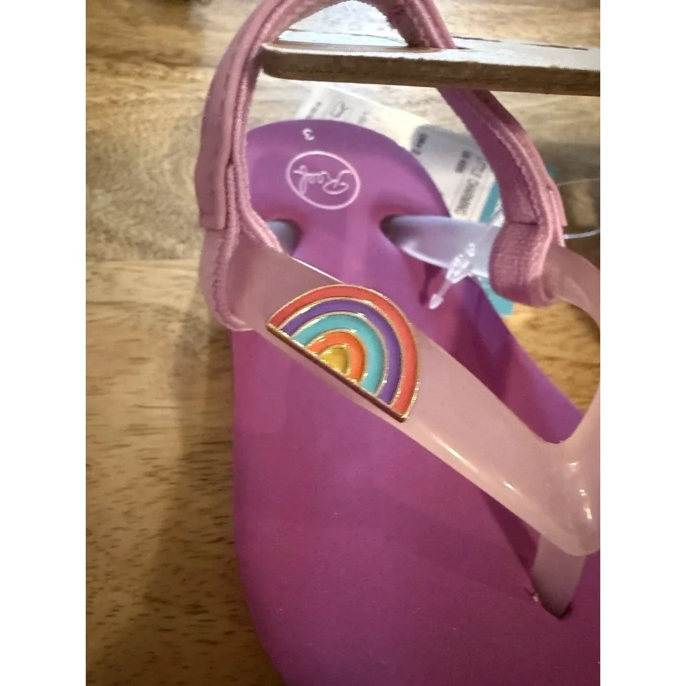 Reef Girls Little Charming Sandal, Taffy, Size‎ 3 Little Kid, New